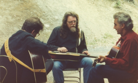 Steve with Orville Johnson (center, author of this article) and Scott Nygaard